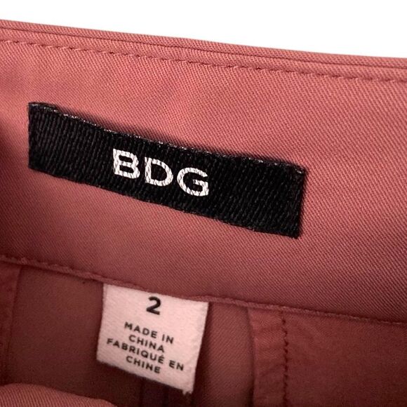 BDG Rose Pink Crop Trouser Pants in Size 2 - Picture 5 of 8